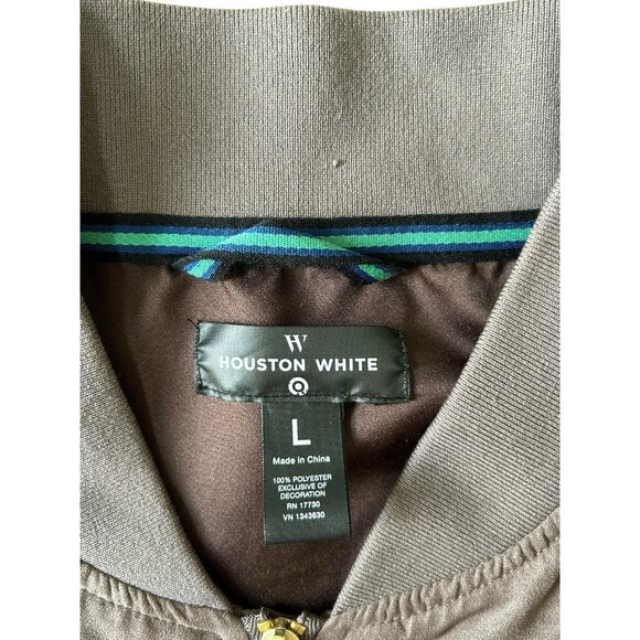 Houston White Faux Suede Jumpsuit Women’s Size Large Brown Gray Target Exclusive - Picture 11 of 13